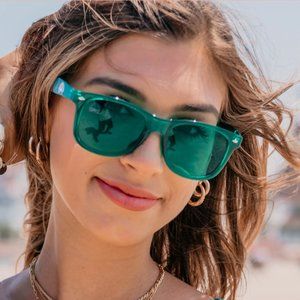 Rainbow OPTX Translucent Aqua Sunglasses